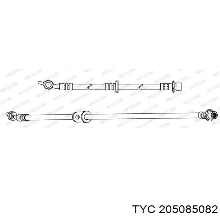 Правая фара 205449082B TYC