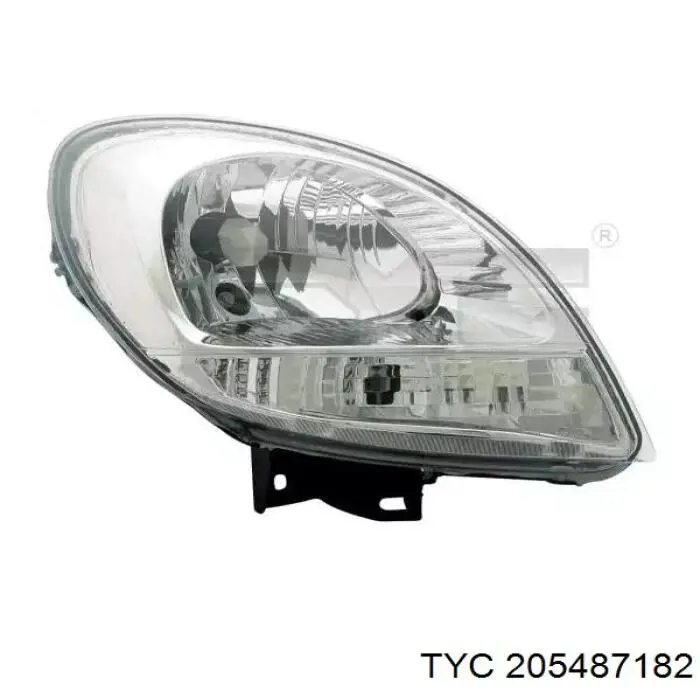 Правая фара 1216107 Opel