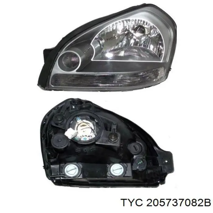Купить 205737082B TYC Фара левая передняя