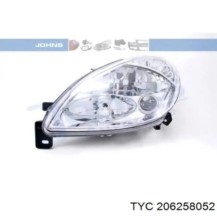 Левая фара ZCT1114L Signeda