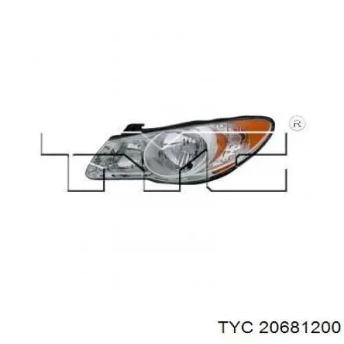  Фара левая Hyundai Elantra 