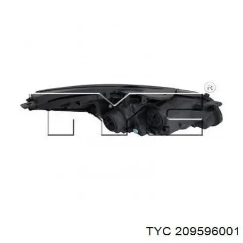 Купить 209596001 TYC Фара левая передняя