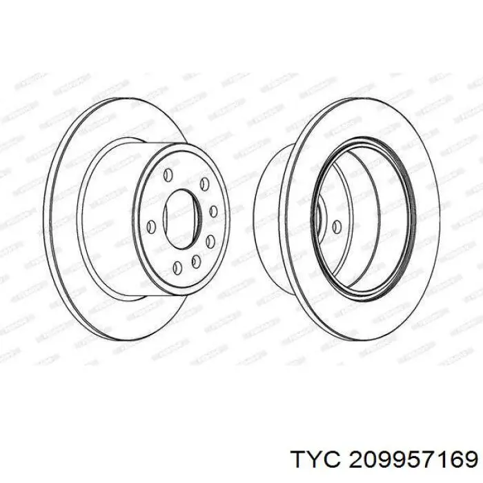 209957169 TYC Фара передняя правая