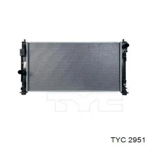 Радиатор охлаждения двигателя TYC 2951 цена, от 68.79 USD