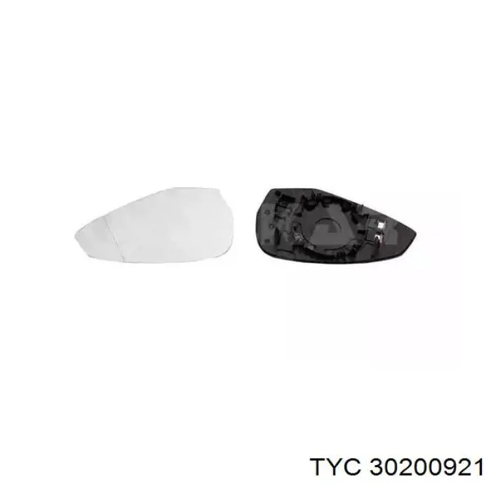 Стекло левого зеркала заднего вида 30200921 TYC