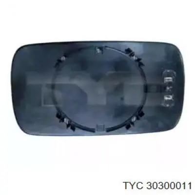303-0001-1 TYC зеркальный элемент зеркала заднего вида правого