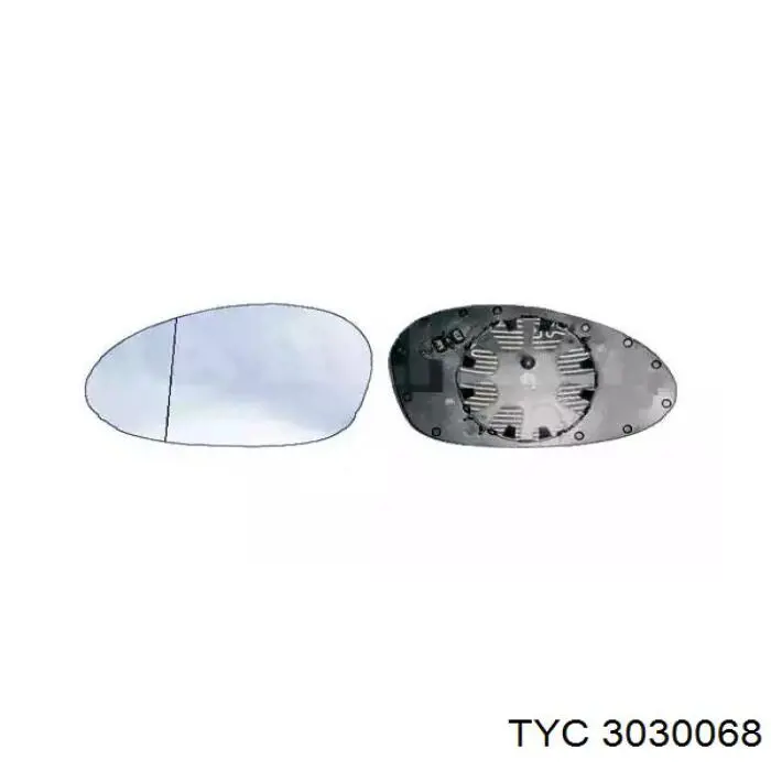 Зеркало заднего вида, левое TYC 3030068 цена, от 104.20 USD