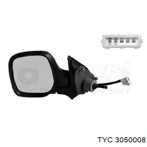 Зеркало левое TYC 3050008