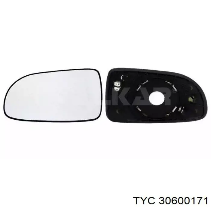 Стекло зеркала заднего вида, правого FPS FP1708M53 цена, от 4.51 USD