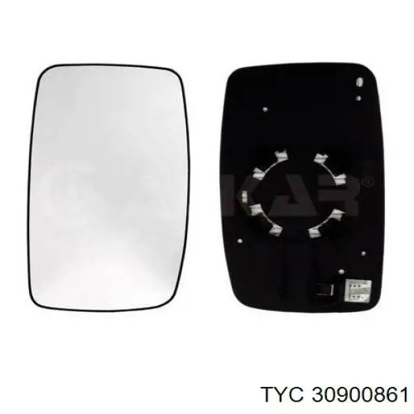 Зеркальный элемент левый TYC 30900861