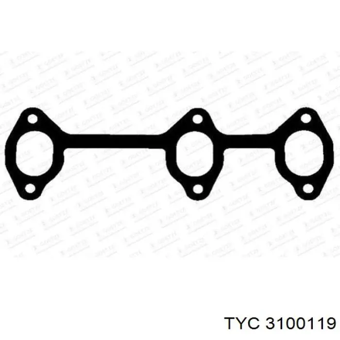 Купить 3100119 TYC Боковое зеркало заднего вида правое