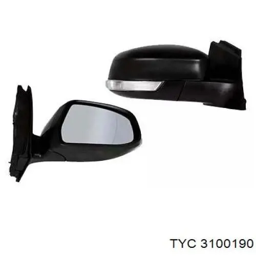 Зеркало левое TYC 3100190