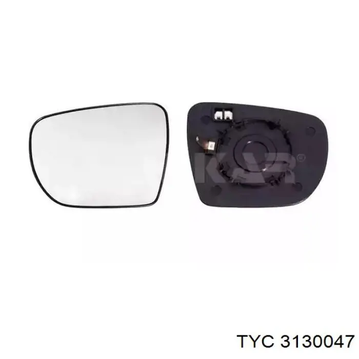 Правое зеркало 876202S010WAB Hyundai/Kia