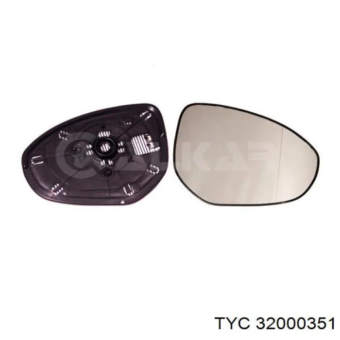 Зеркальный элемент правый Depo/Loro/Abakus 2304G04