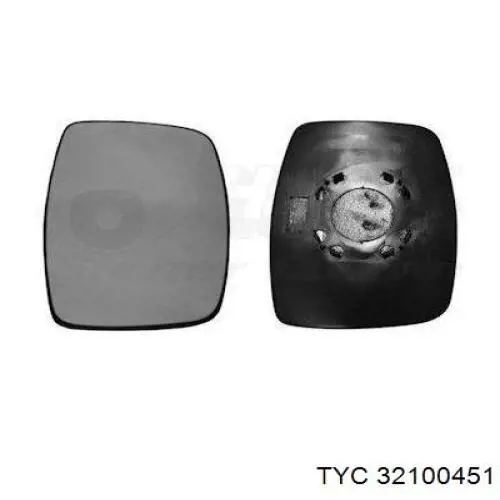 Зеркальный элемент водительского зеркала Mercedes 0018112433 цена, от 15.40 USD