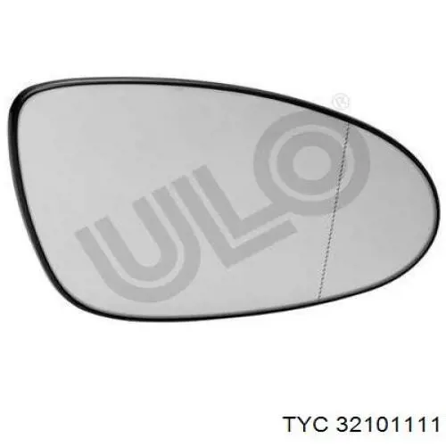 Стекло зеркала заднего вида, правого TYC 32101111 цена, от 23.33 USD