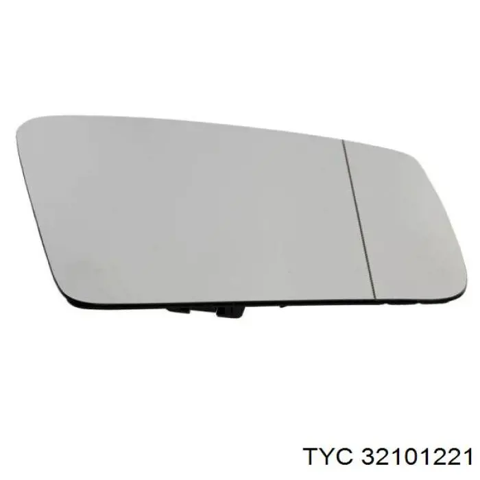 32101221 TYC зеркальный элемент зеркала заднего вида левого