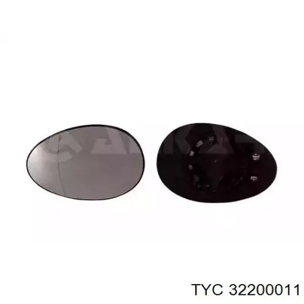 Купить 32200011 TYC Стекло зеркала заднего вида, левого