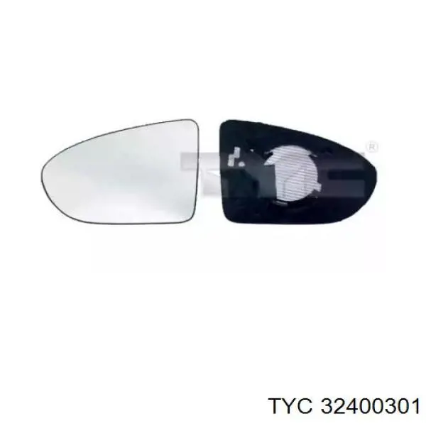 324-0030-1 TYC зеркальный элемент зеркала заднего вида левого