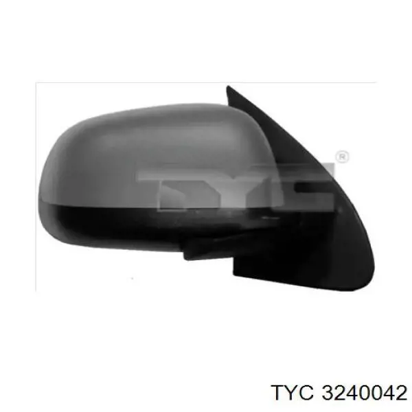 324-0042 TYC накладка (крышка зеркала заднего вида левая)