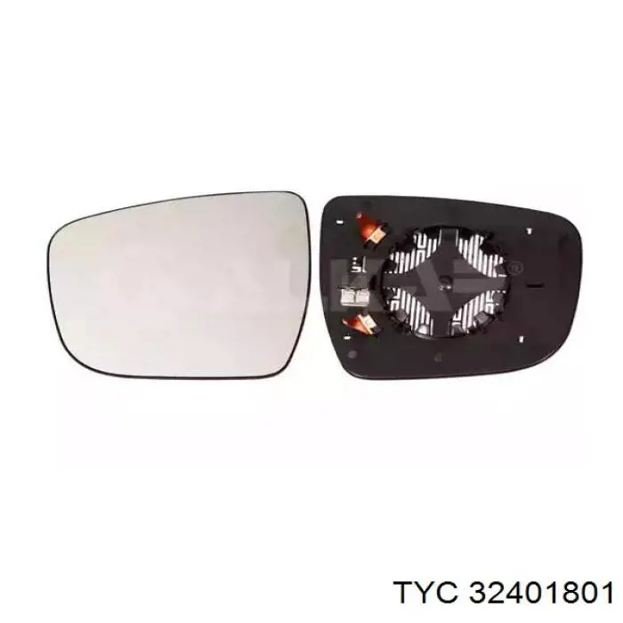 Зеркальный элемент водительского зеркала TYC 32401801 цена, от 24.78 USD