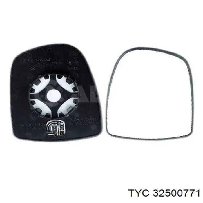 Стекло зеркала заднего вида, правого TYC 32500771 цена, от 9.01 USD