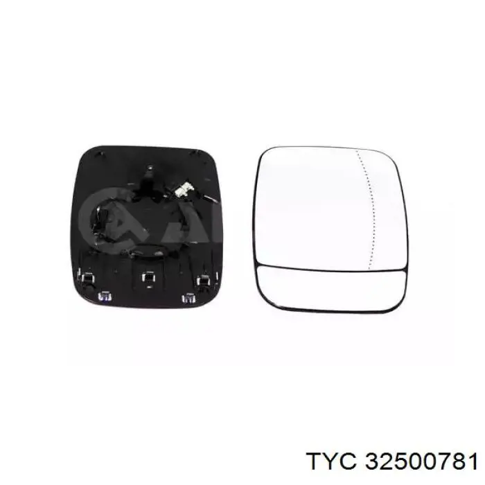 Зеркальный элемент водительского зеркала TYC 32500781 цена, от 7.78 USD