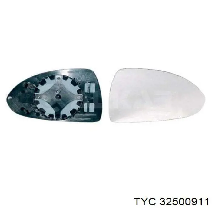Стекло зеркала заднего вида, правого TYC 32500911 цена, от 6.75 USD