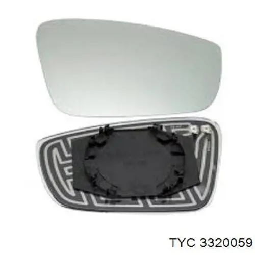 Наружное зеркало правое TYC 3320059 цена, от 51.97 USD