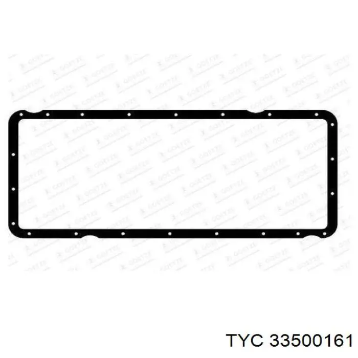 Стекло левого зеркала заднего вида 33500161 TYC