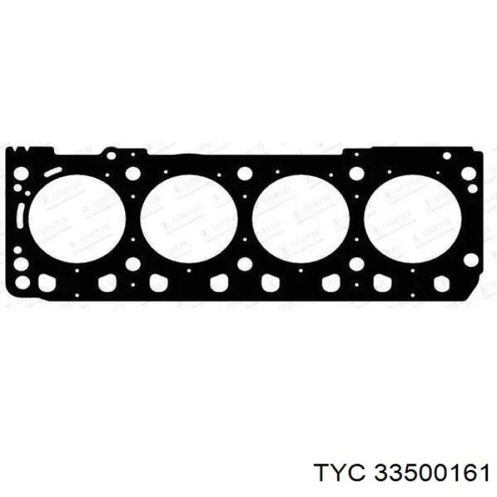 Купить 33500161 TYC Стекло зеркала заднего вида, левого