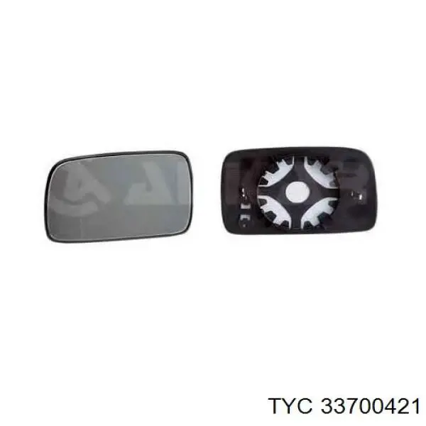 4028G01 Depo/Loro/Abakus Зеркальный элемент левого зеркала заднего вида
