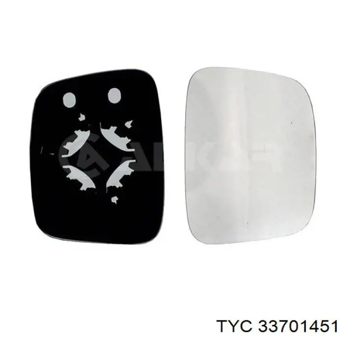 Стекло зеркала заднего вида, правого TYC 33701451 цена, от 7.46 USD