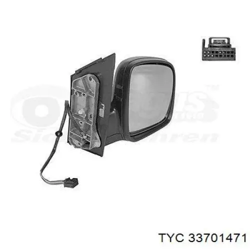 Зеркальный элемент правый Magneti Marelli SV8591