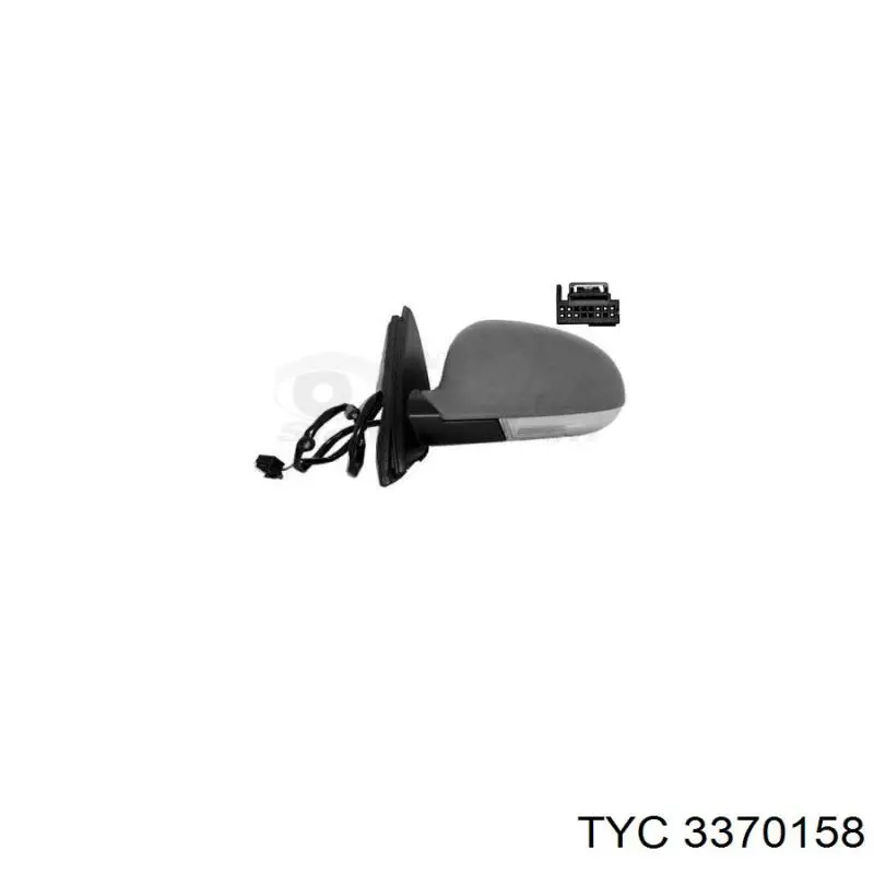 Зеркало заднего вида, левое TYC 3370158 цена, от 93.82 USD