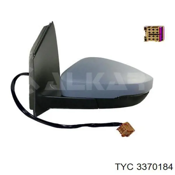 Зеркало заднего вида, левое TYC 3370184 цена, от 73.17 USD