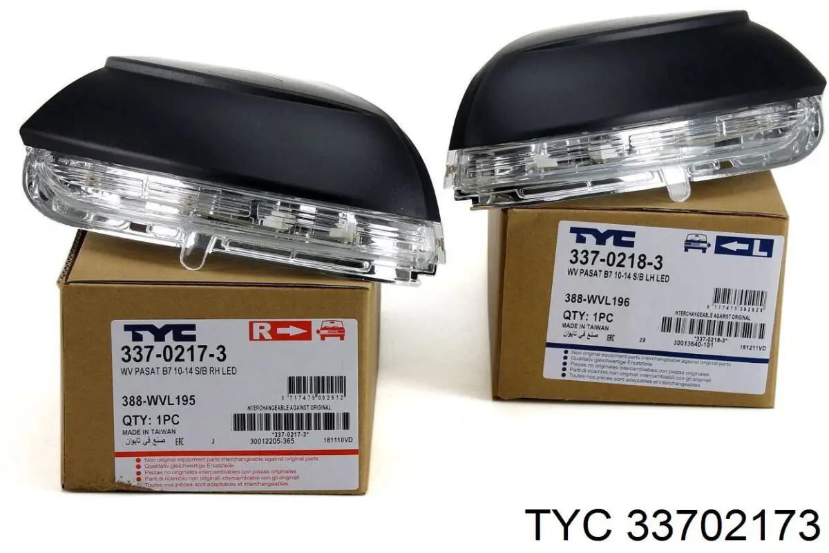 Указатель поворота зеркала, правый TYC 33702173 цена, от 24.39 USD