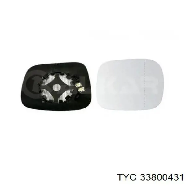 Стекло зеркала заднего вида, правого TYC 33800431 цена, от 22.92 USD