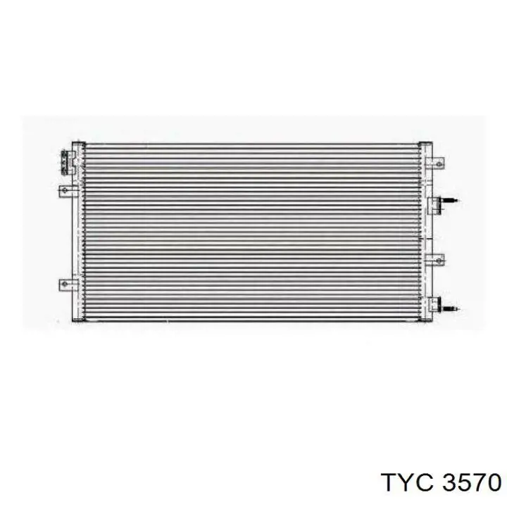 Конденсатор кондиционера TYC 3570 цена, от 25.97 USD