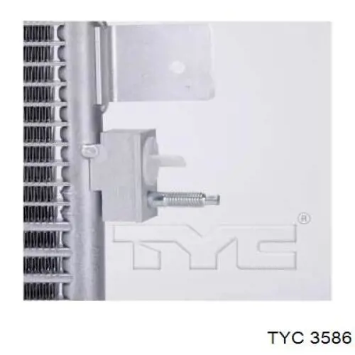 Радиатор кондиционера 3586 TYC
