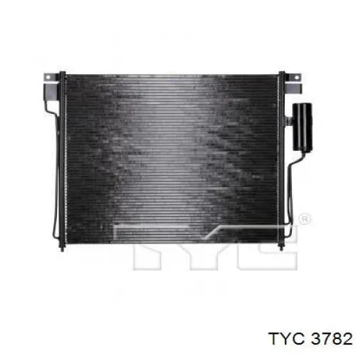 Радиатор кондиционера 3782 TYC
