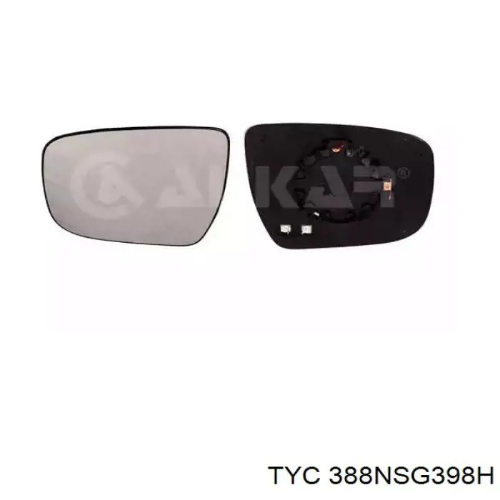 Зеркальный элемент водительского зеркала TYC 388NSG398H цена, от 13.38 USD