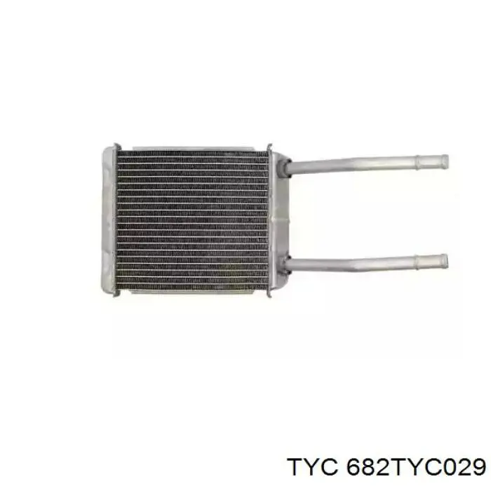 682TYC029 TYC диффузор радиатора охлаждения, в сборе с мотором и крыльчаткой
