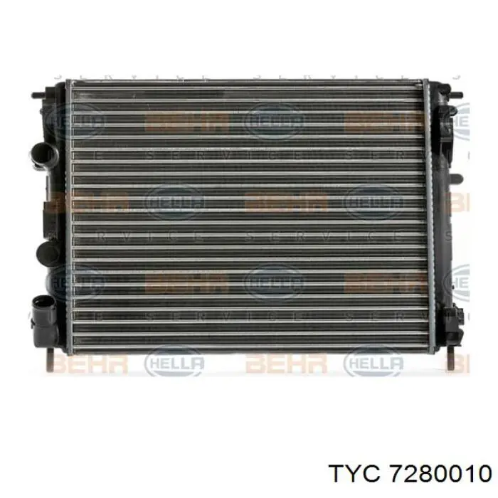 Радиатор 7280010 TYC
