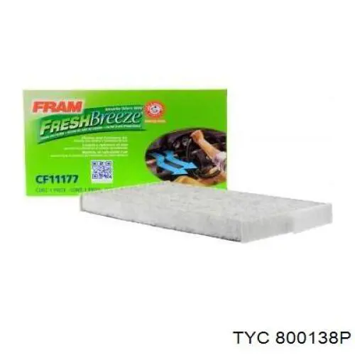 Фильтр воздушный отопителя TYC 800138P цена, от 3.43 USD