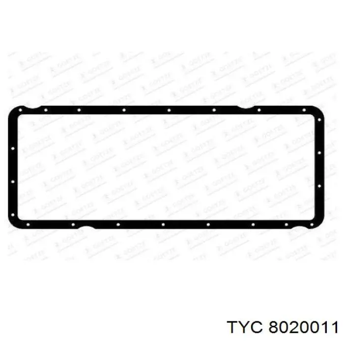 8020011 TYC Вентилятор системы охлаждения левый