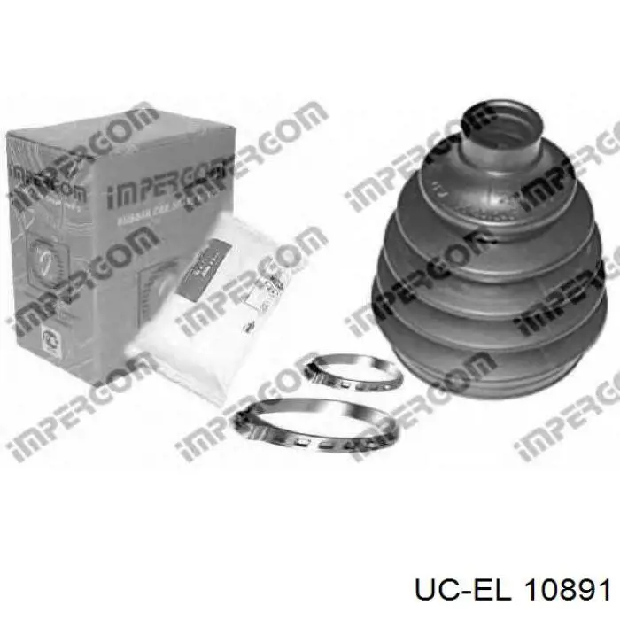 10891 Uc-el bota de proteção externa de junta homocinética do semieixo dianteiro