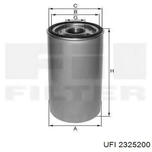 Фильтр масла UFI 2325200