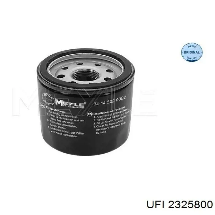 Compre 2325800 UFI Filtro de óleo