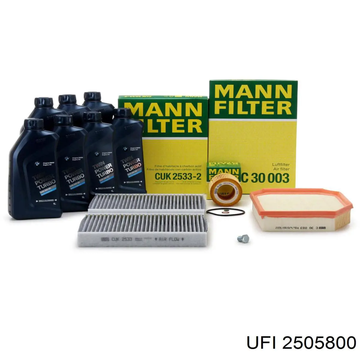 Filtro de aceite 2505800 UFI